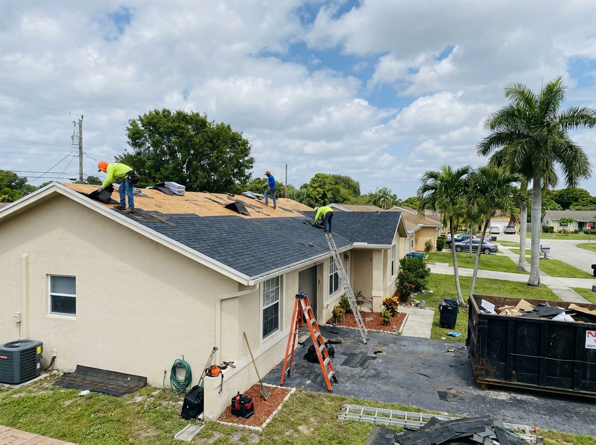 What is the average cost of a roof replacement in Florida?